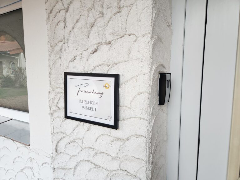 Schlüsseltresor direkt an der Eingangstür